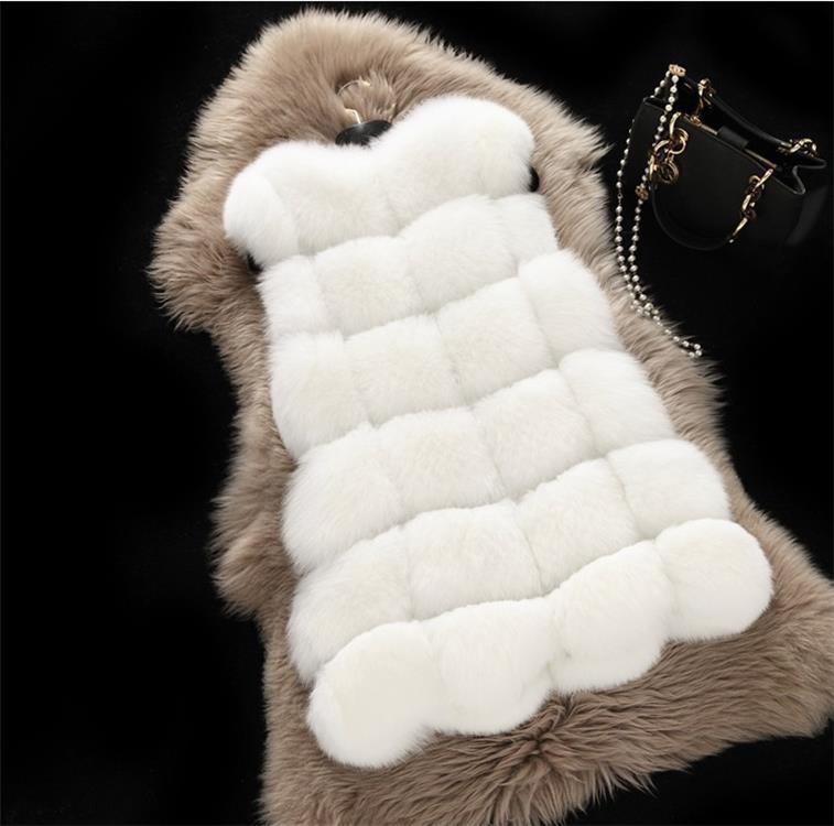 Faux fur vest