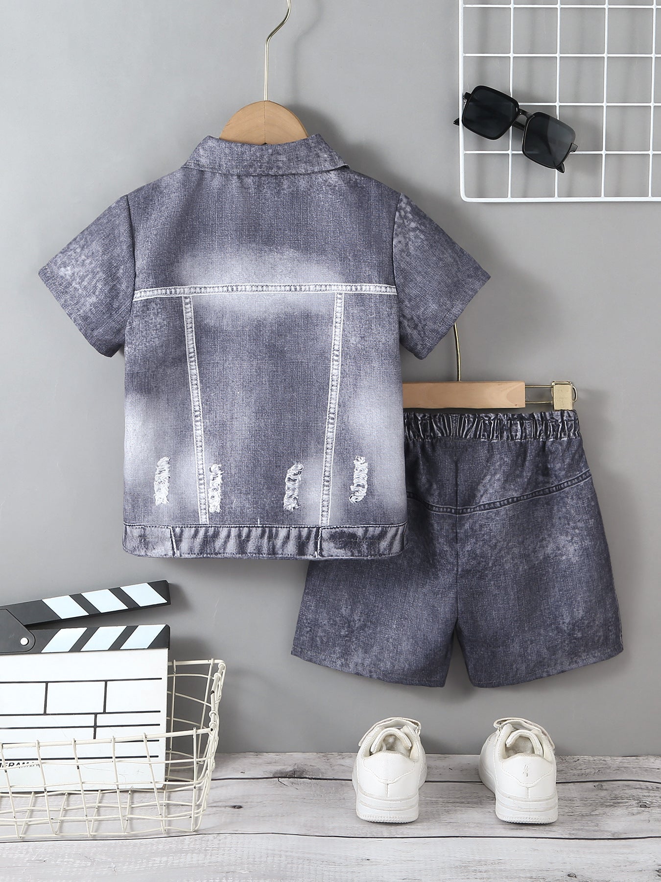 Boy's summer shorts set