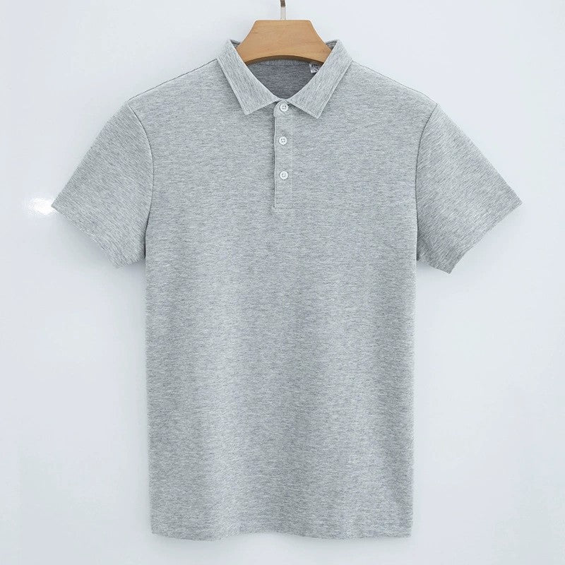 Double-Sided Cotton Polo Shirt for Men