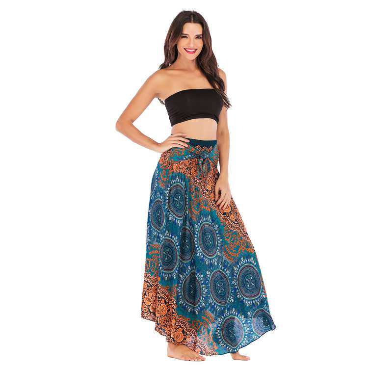 Women's cotton dress - Two-way wear style