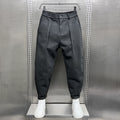 Woolen carrot trousers