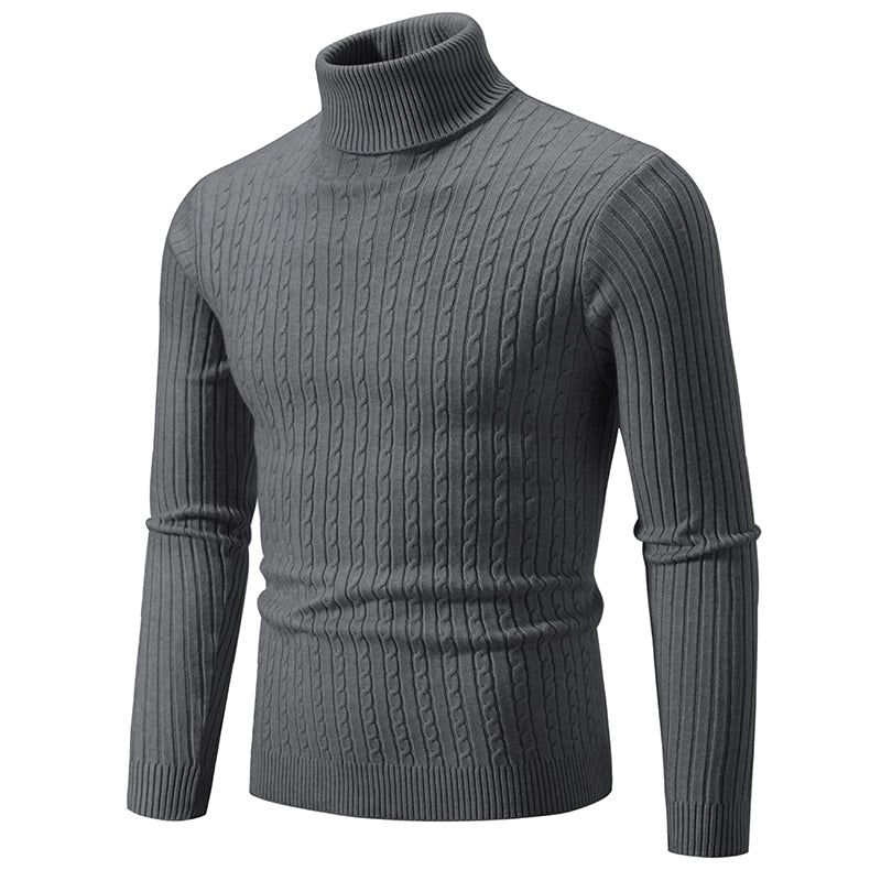 Men's Twist Knit Pullover Sweater