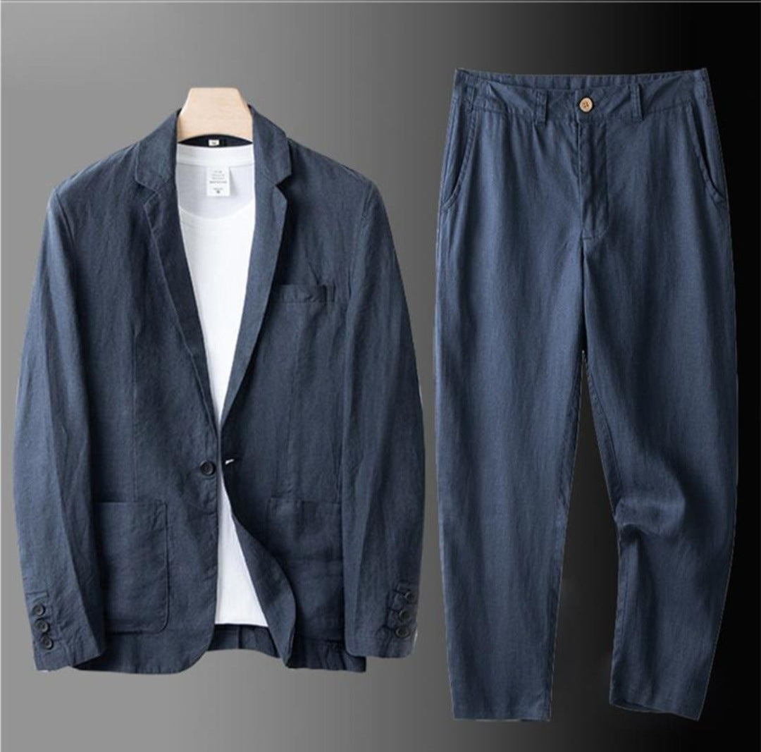 Men's Linen suit set