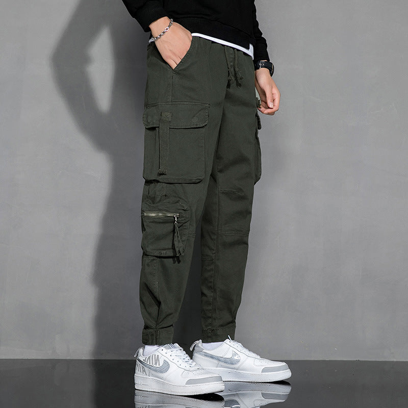 Men's Casual Cotton Work Trousers