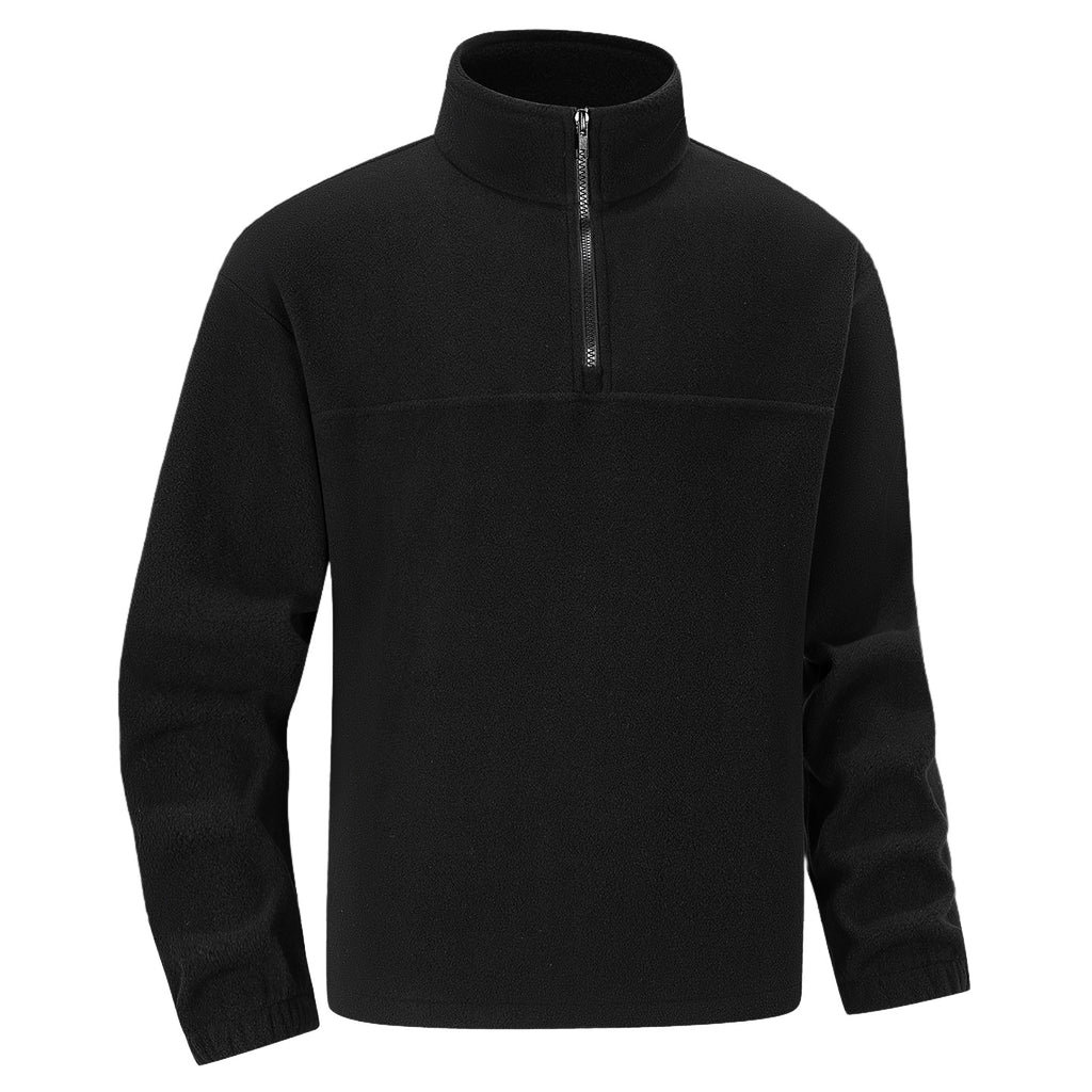 Men's Stand Collar Polar Fleece Jacket