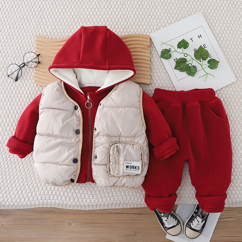 Children's Cotton Three-Piece Casual