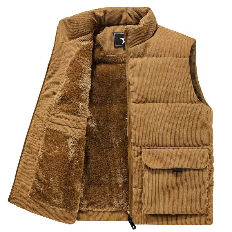 Men's corduroy vest