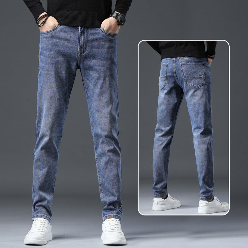 Men's straight-leg jeans