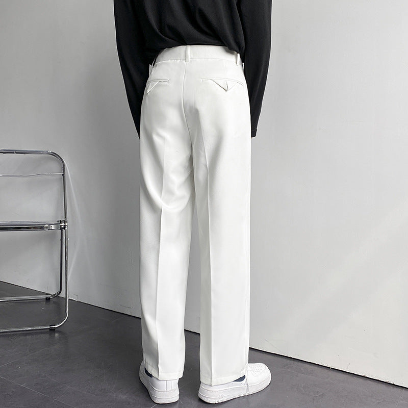 Men's Wide Leg Casual Trousers
