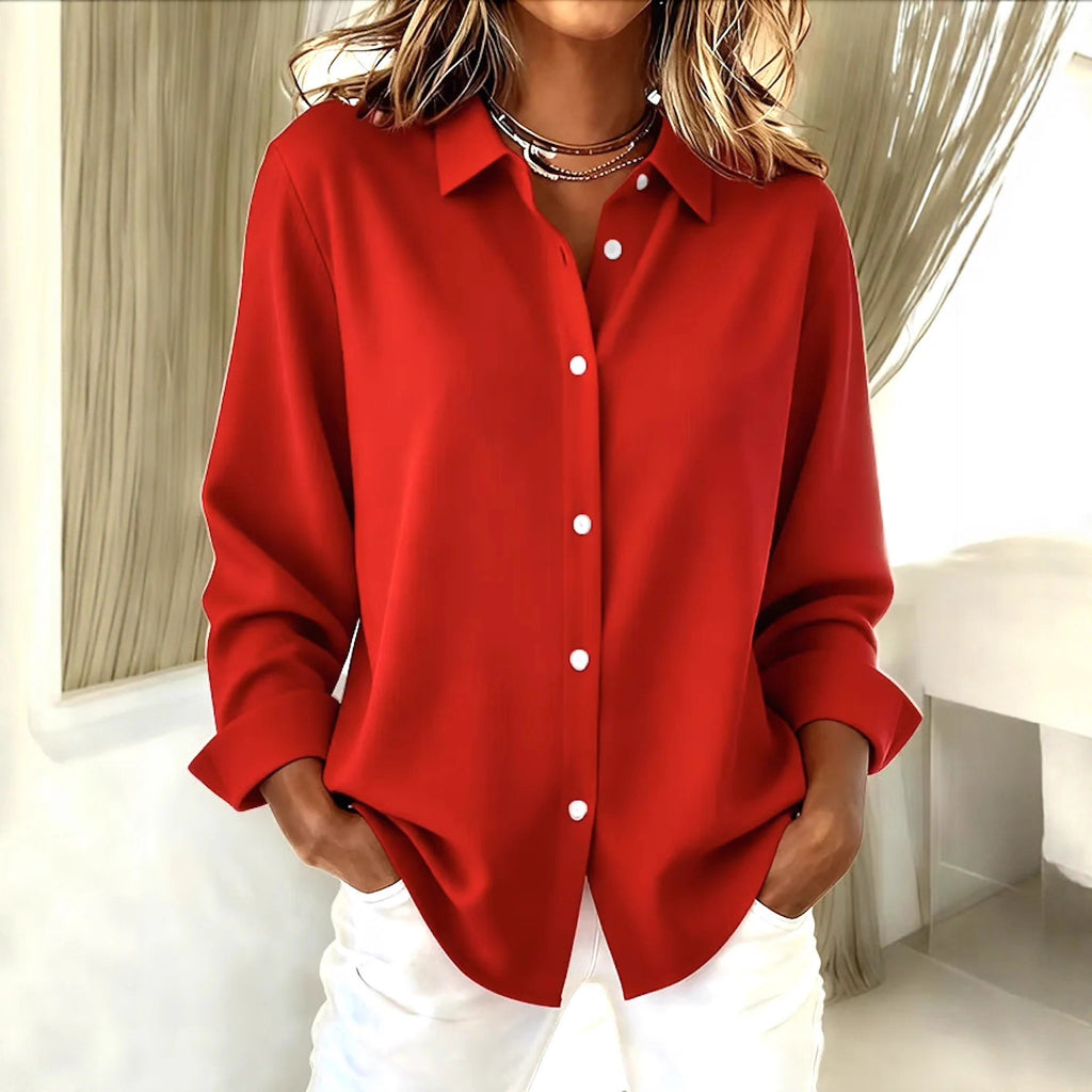 Plaid Button-Up Shirt