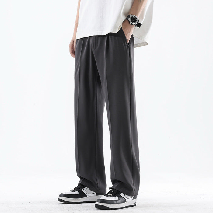 Men's Straight Leg Casual Trousers