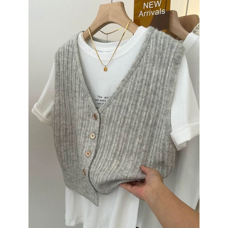 Knitted Wool Vest