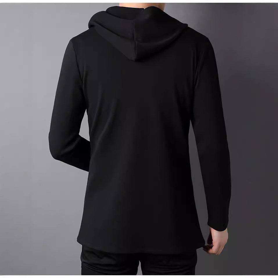 Men's Cotton Hooded Sweatshirt Jacket