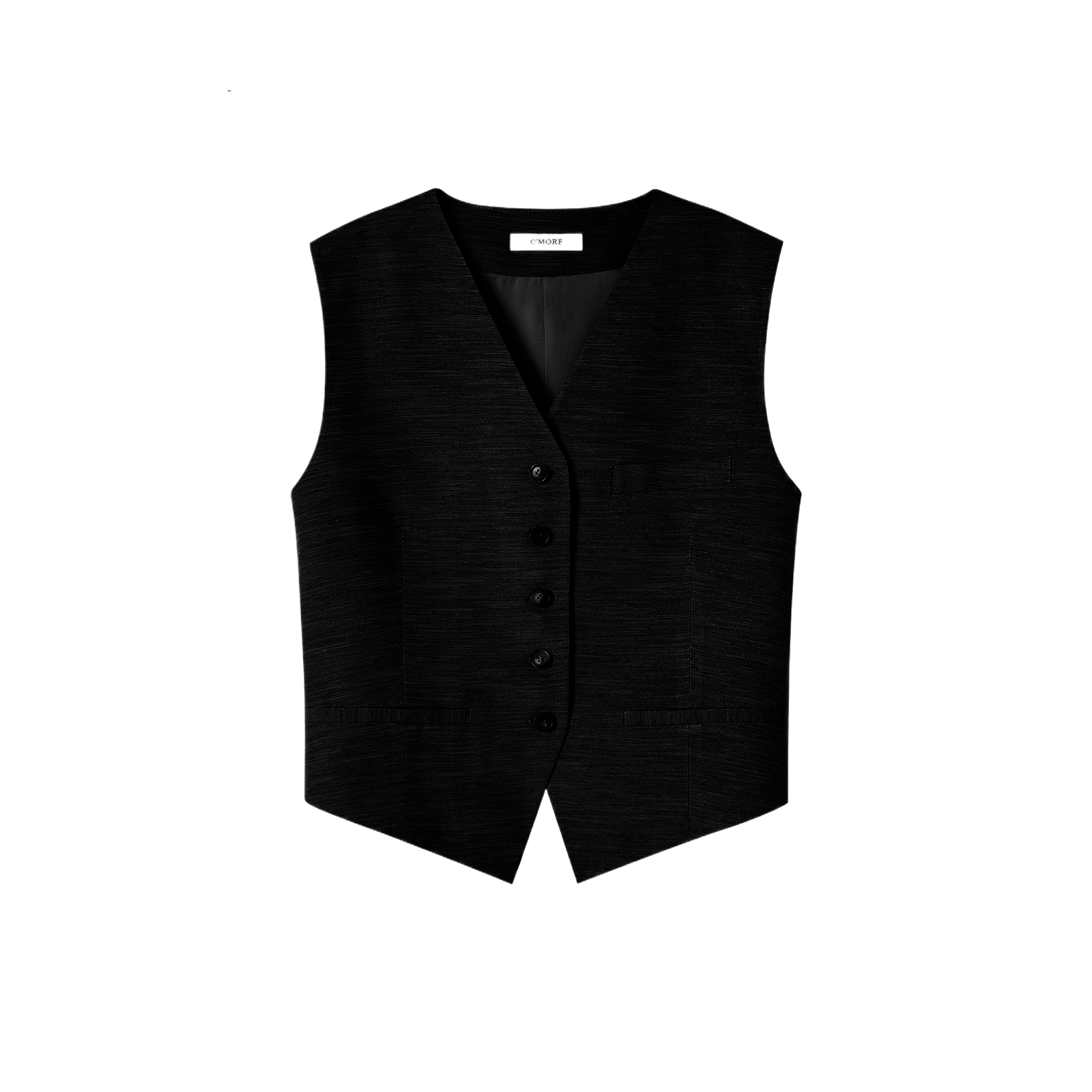 V-neck women's suit vest