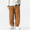 Men's Casual Corduroy Straight Leg Trousers