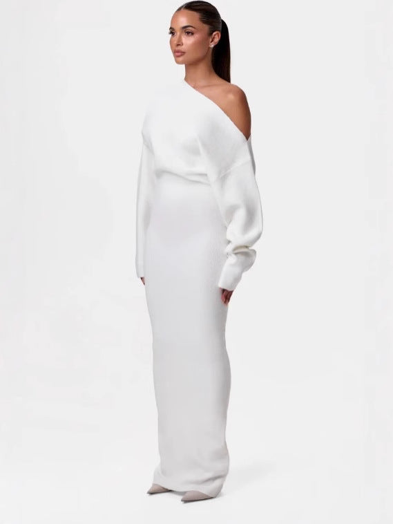 Elegant Long Sleeve Women's Dress