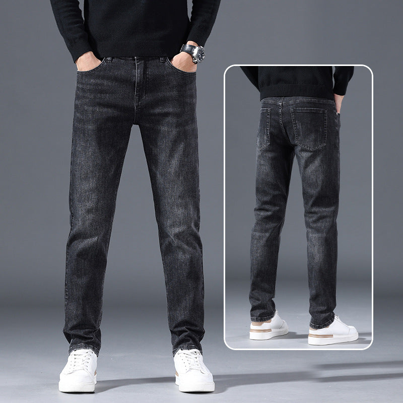 Men's straight-leg jeans