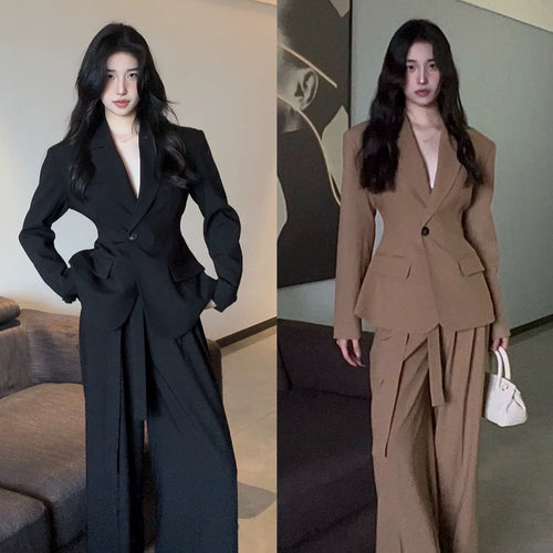 Commuter Design Tight Waist Suit