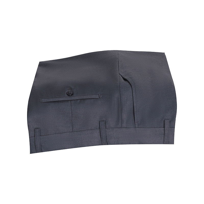 Double-Breasted Slim Fit Mens Suit Jacket and Trousers Set