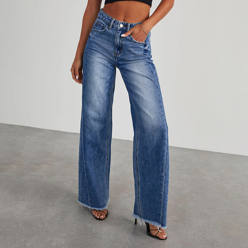 Women's Stretch Wide-Leg Denim Jeans