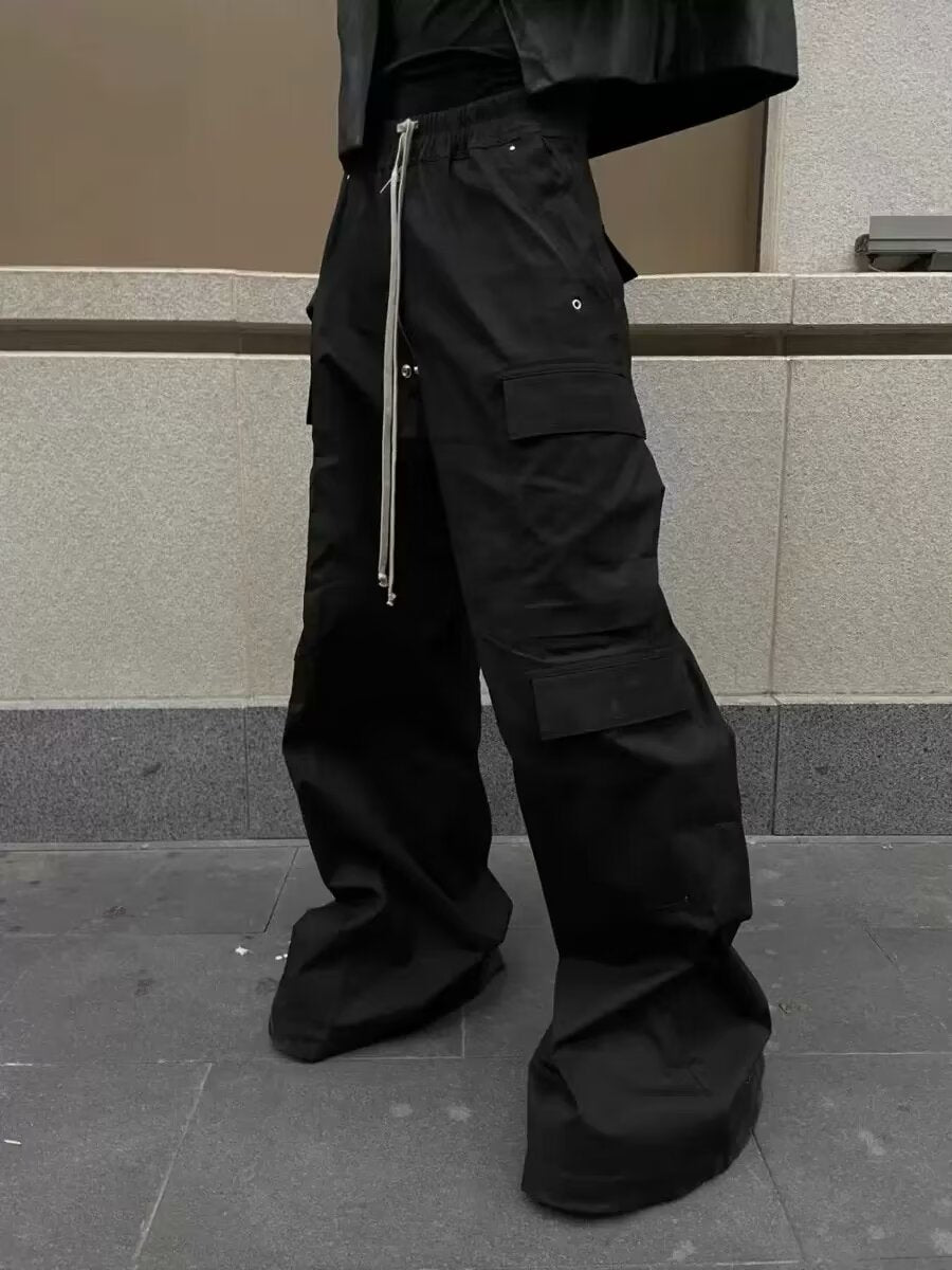Mens Loose Fit Cargo Trousers