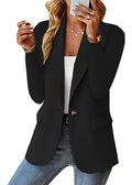 Solid-color small suit jacket