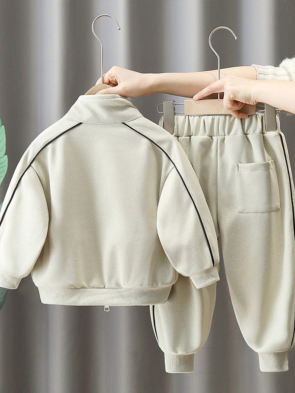 Boys' Cotton Sports Two-Piece Set