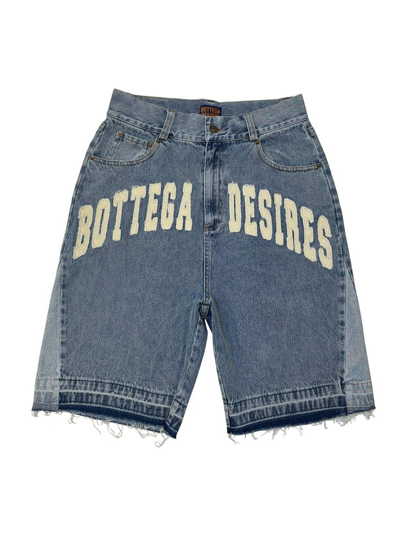 Men's Retro Denim Shorts