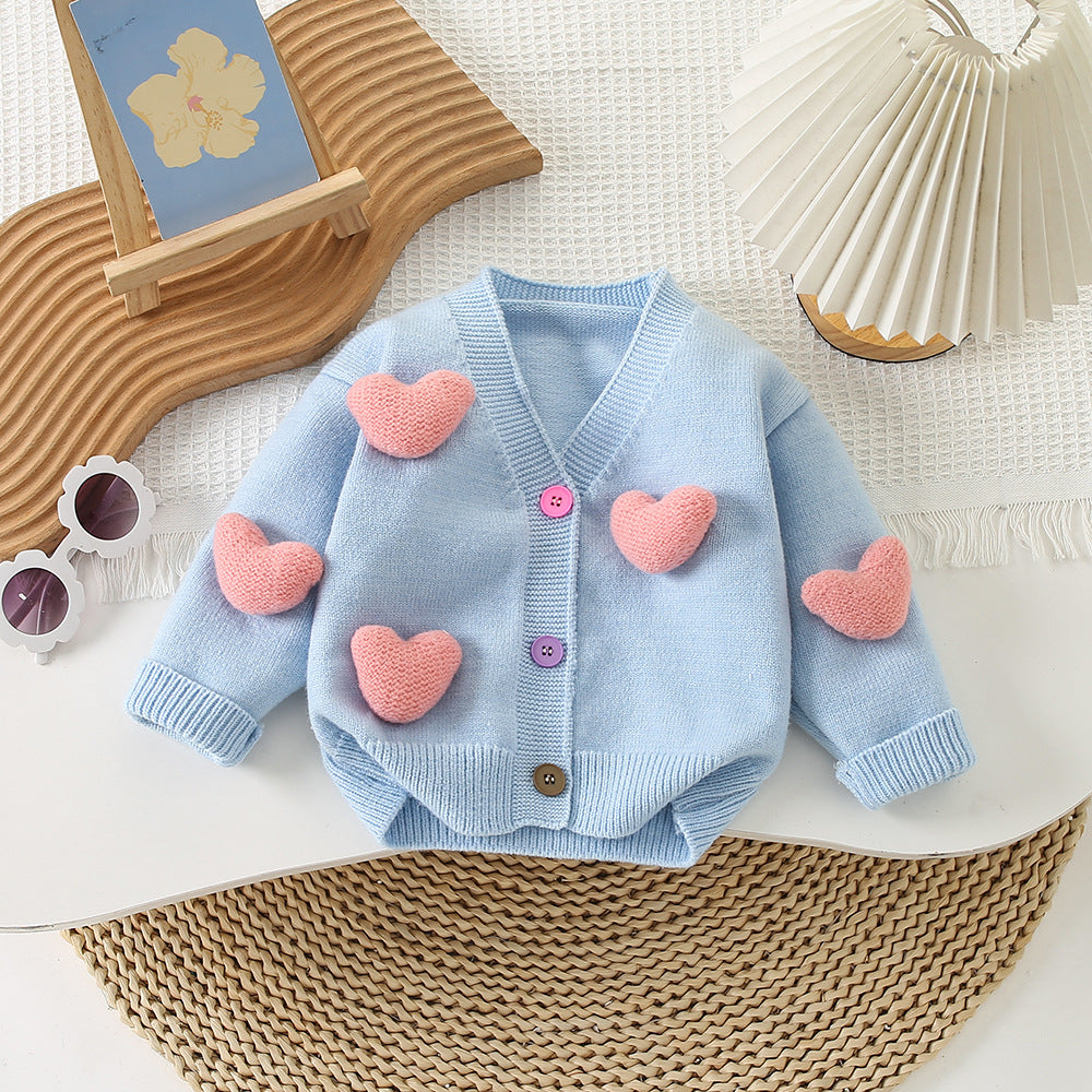 Girls' Knit Cardigan