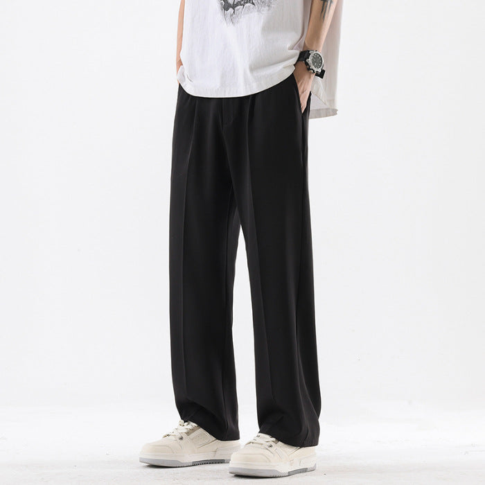 Men's Straight Leg Casual Trousers