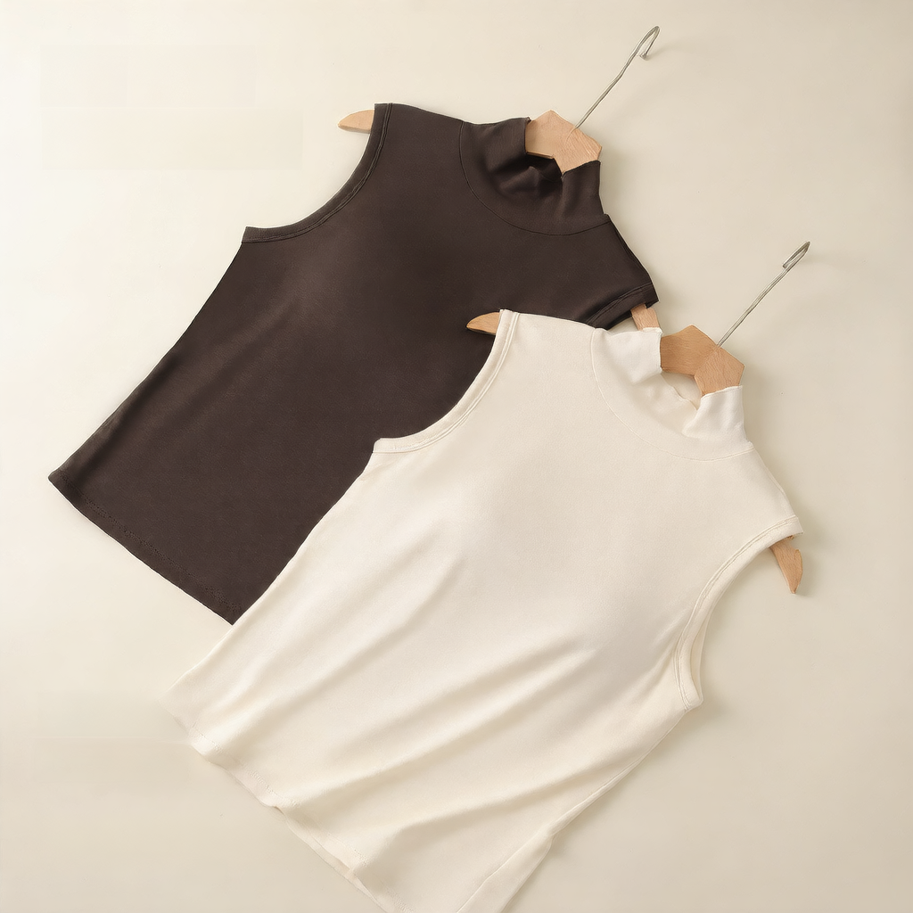 Women's High-Neck Warm Velvet Vest