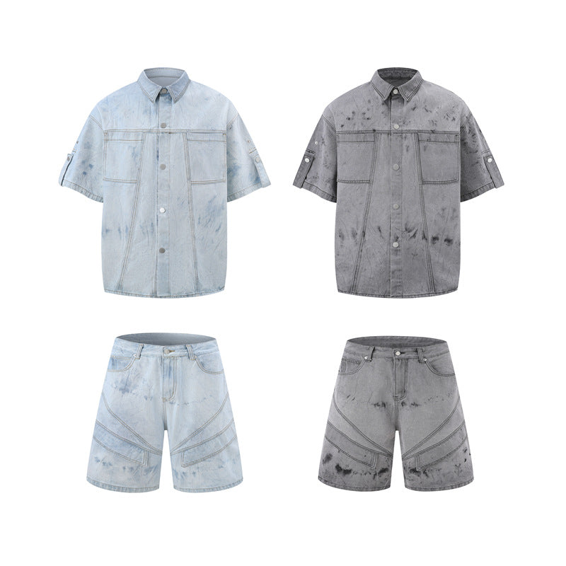 All-purpose workwear denim jacket men's suit