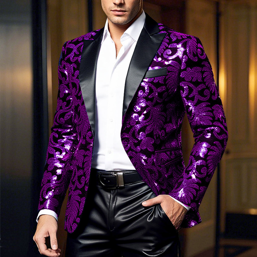 Men's Sequin Performance Suit Jacket