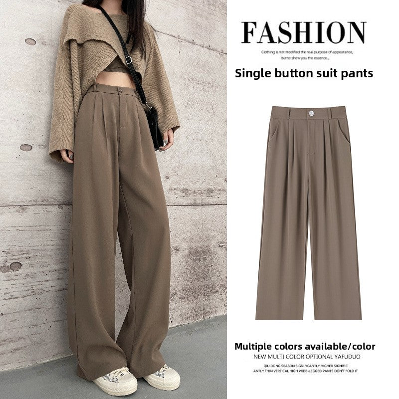 Lady's high-waisted suit pants