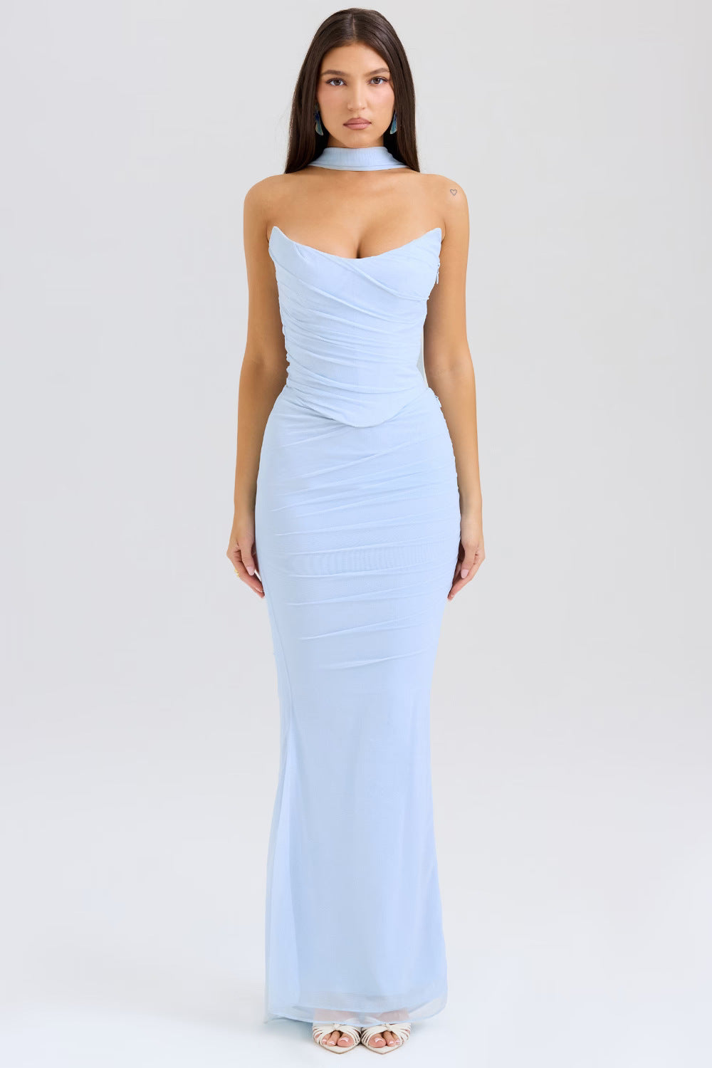 Women's Tube Top and Pencil Skirt Set
