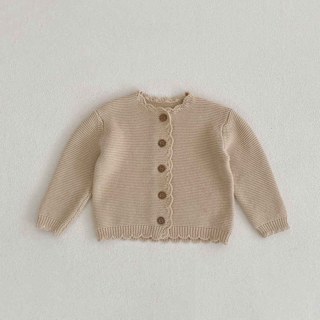Handmade Crochet Cotton Cardigan for Children