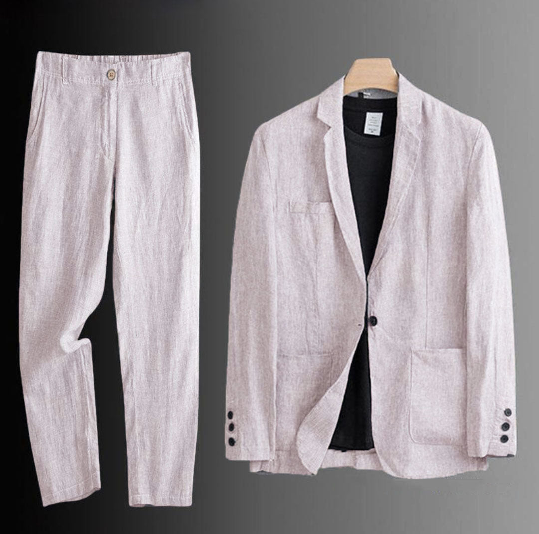 Men's Linen suit set