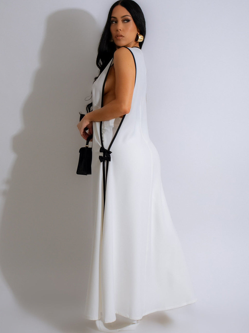 Women's Sleeveless Vest Skirt and Wide Leg Pants Set