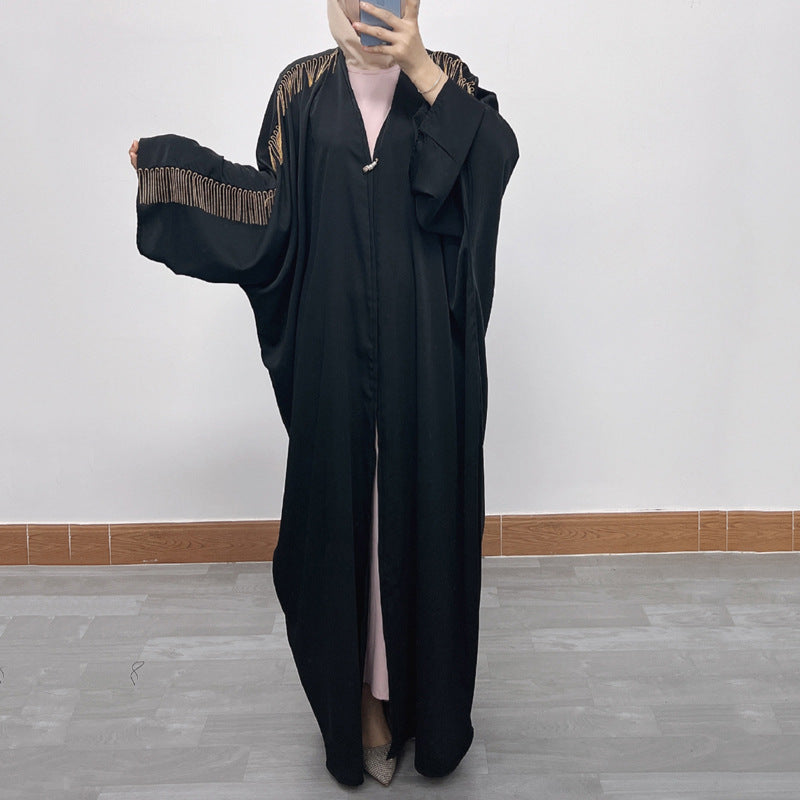 Women's Bat Sleeve Loose Cardigan Robe