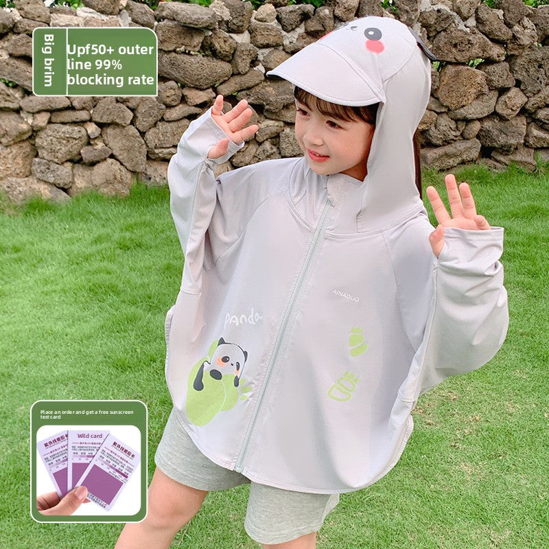Children's Lightweight UV Protection Hooded Jacket