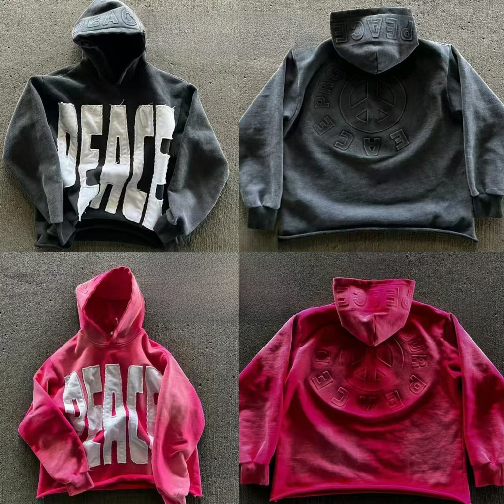 Embroidered Streetwear Hoodie