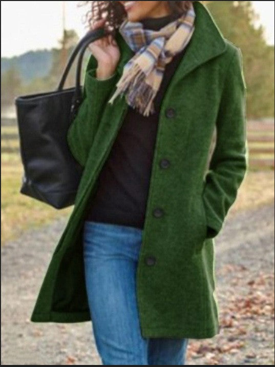 Retro Women's Woolen Coat