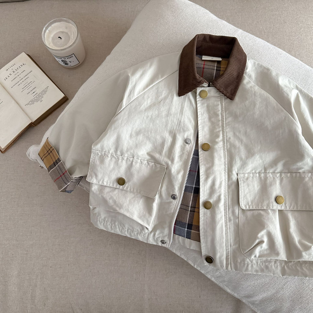Children's Contrast Collar Jacket