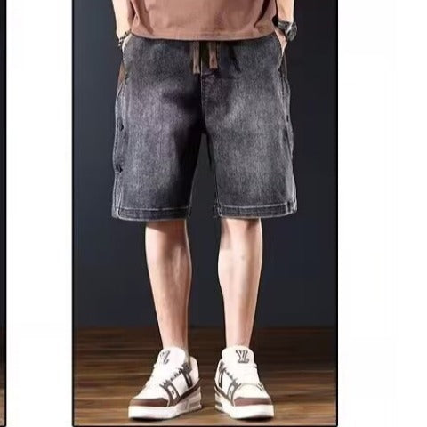Men's Casual Denim Cargo Shorts