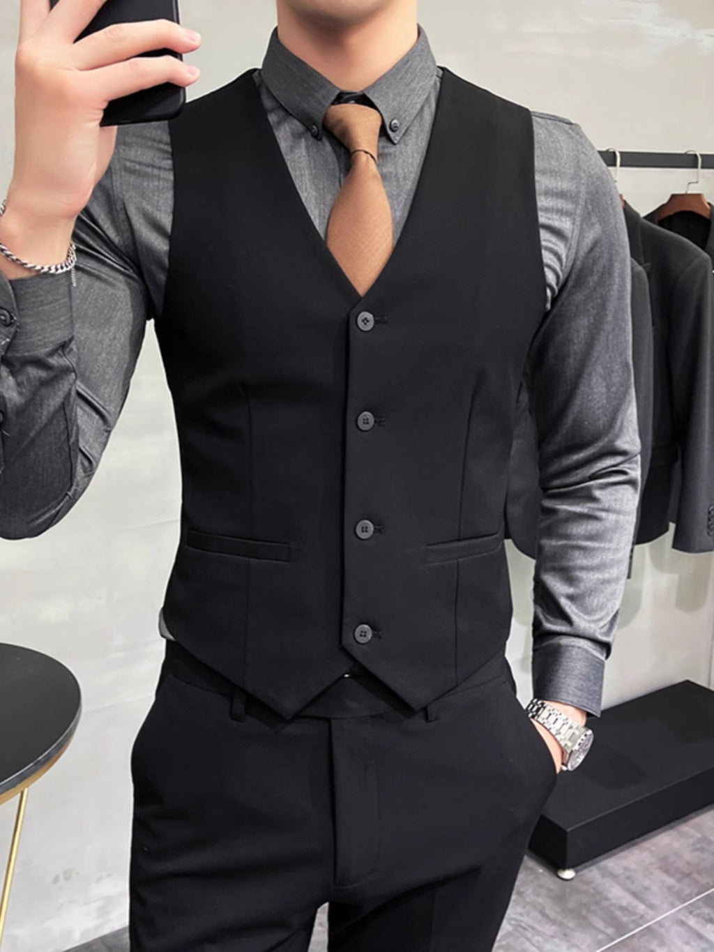 Slim-fit Suit Vest