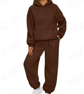 Autumn and winter casual hoodies, sportswear and long pants