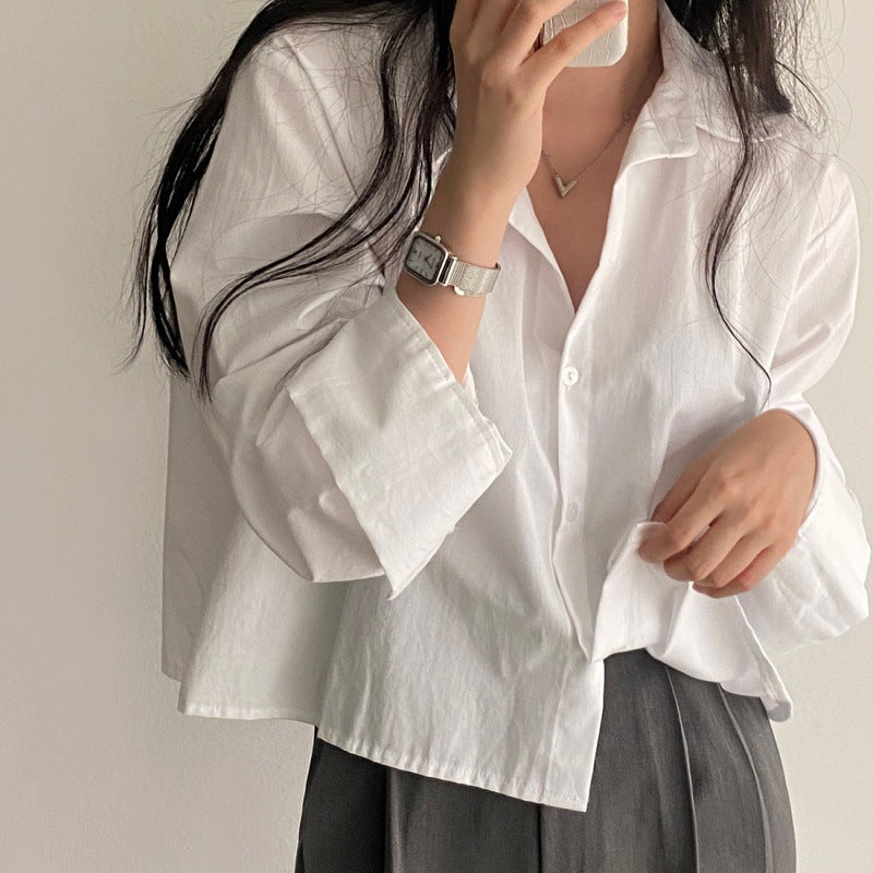Stylish and versatile collared shirt for women