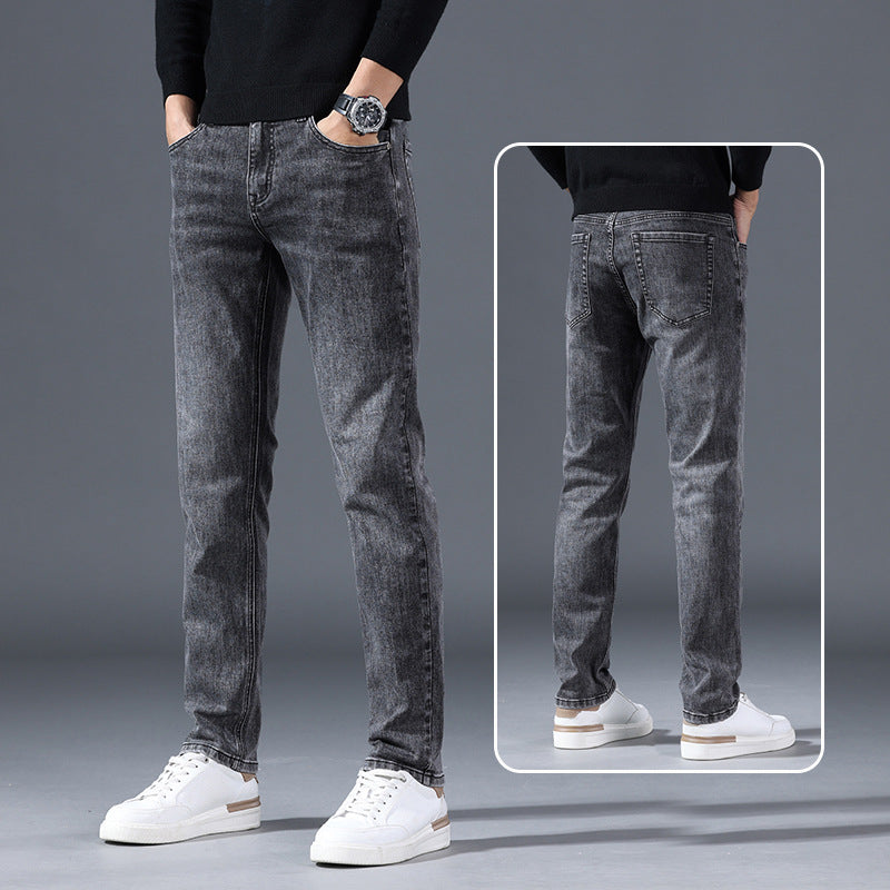 Men's straight-leg jeans