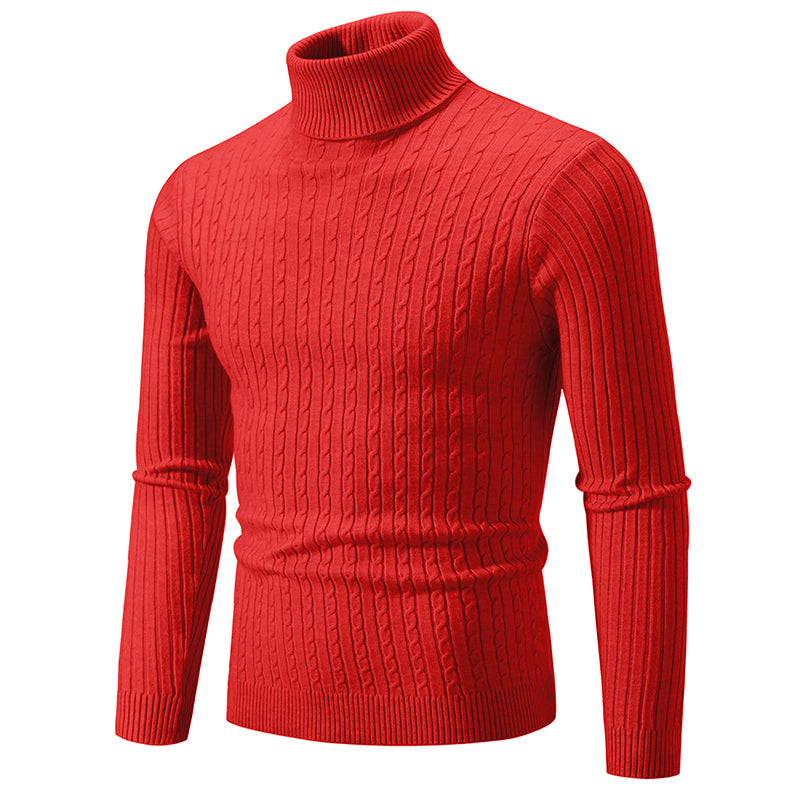 Men's Twist Knit Pullover Sweater