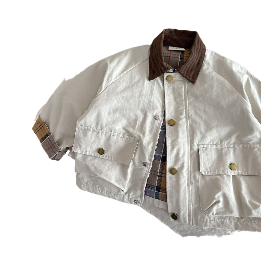 Children's Contrast Collar Jacket